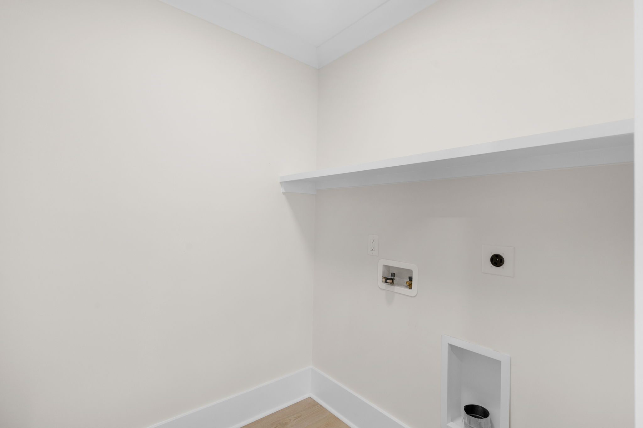 Walk-in closet with custom shelving — Wyanoke by Stillman Properties Charlotte NC